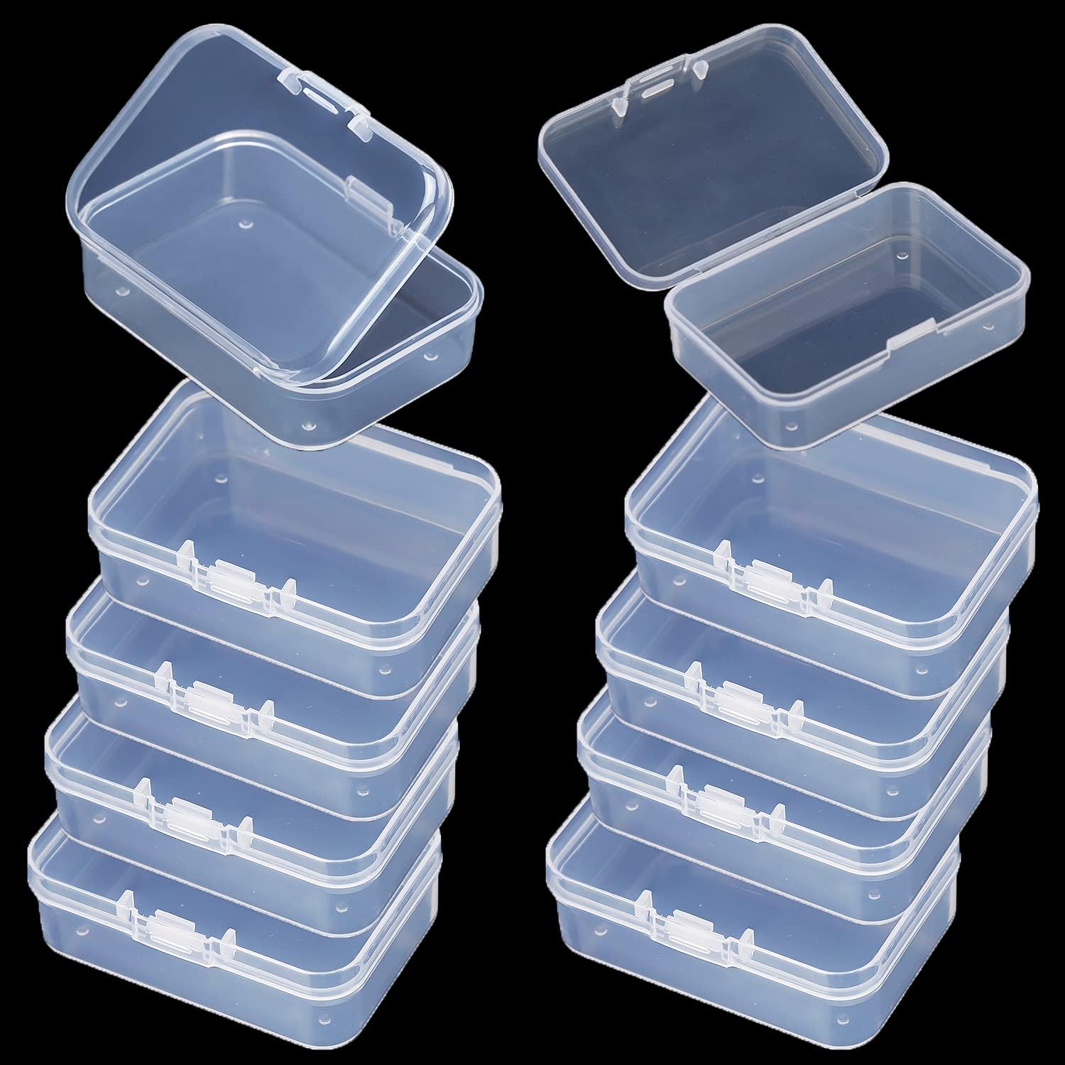 Box Art And Craft - Ein Set aus 10 kleinen transparenten