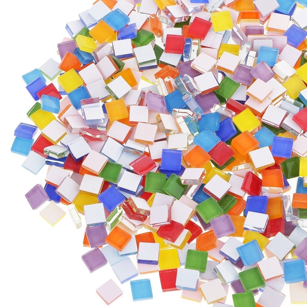 Mosaic Tile Supply - Modische mehrfarbige Mosaikfliesen, 1 cm x