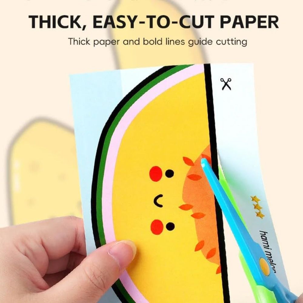 Art Craft Using Paper - Sichere Papier-Schneidesets für Kinder mit Werkzeug