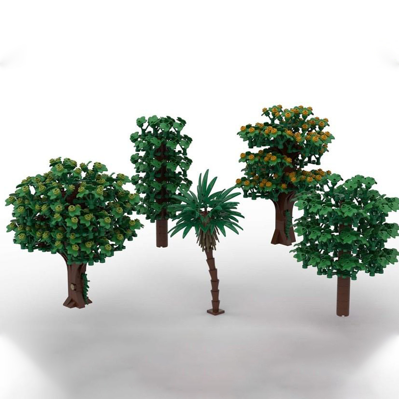 Art Craft Idea - 2076-teiliges MOC-Baum-Set, Stadtmodell-Bausteine, Weihnachtsgeschenk, Bildungs- und