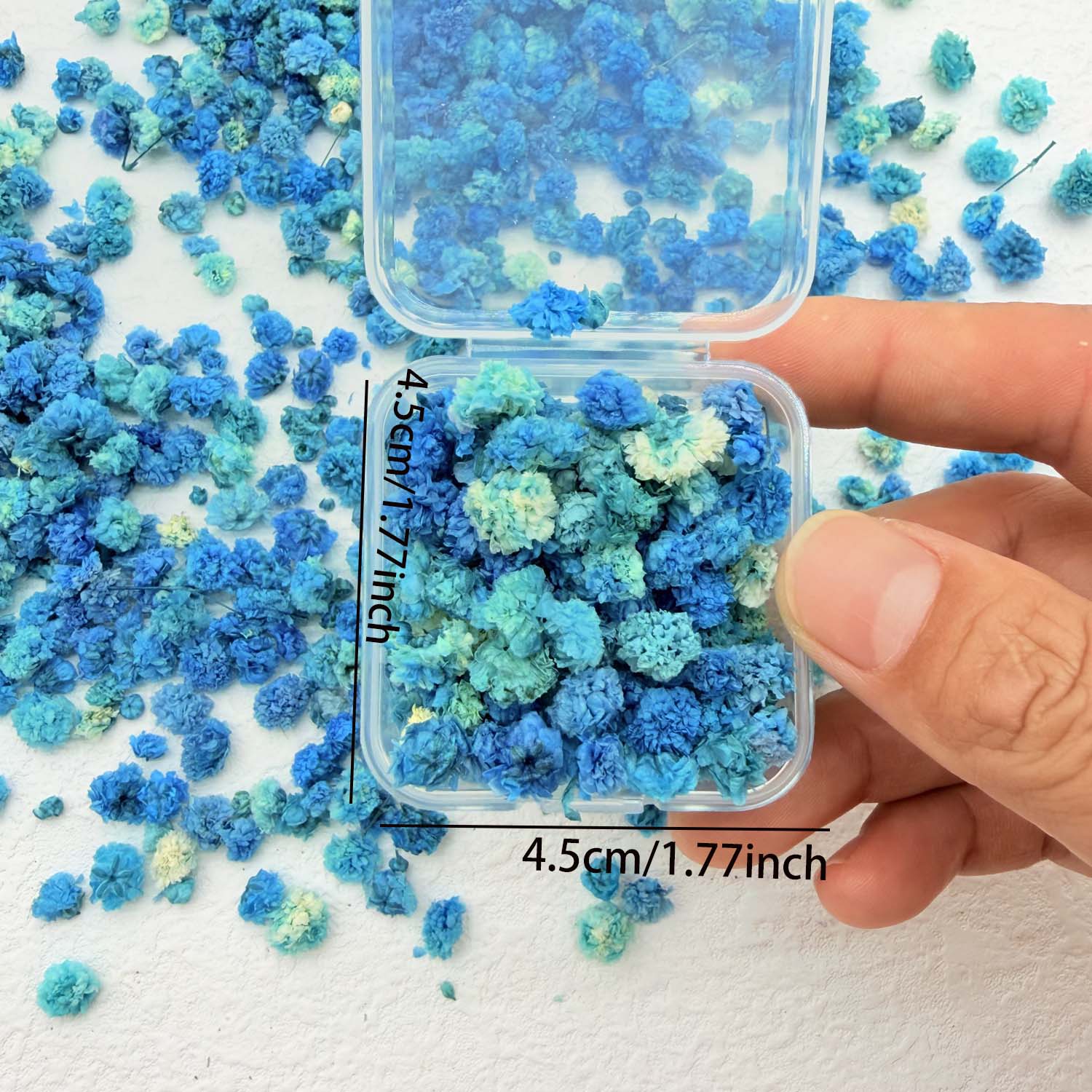 1 Box Bunte Blütenköpfe Handge – Box Art And Craft Bewertung und Preis