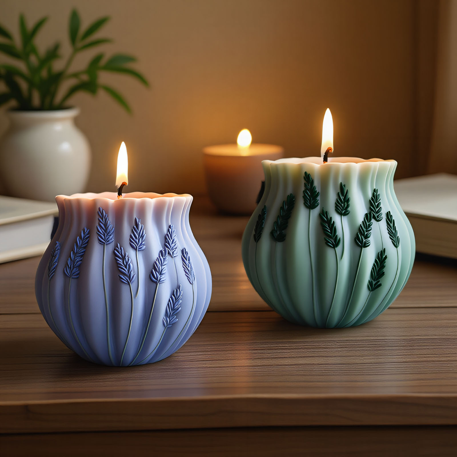 Lavendel Silikon Kerze Form Zy – Art Crafts Bewertung und Preis