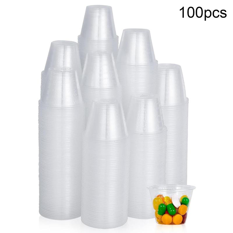 100 Stück 1OZ (30ML) durchsich – Art Craft Cup Bewertung und Preis