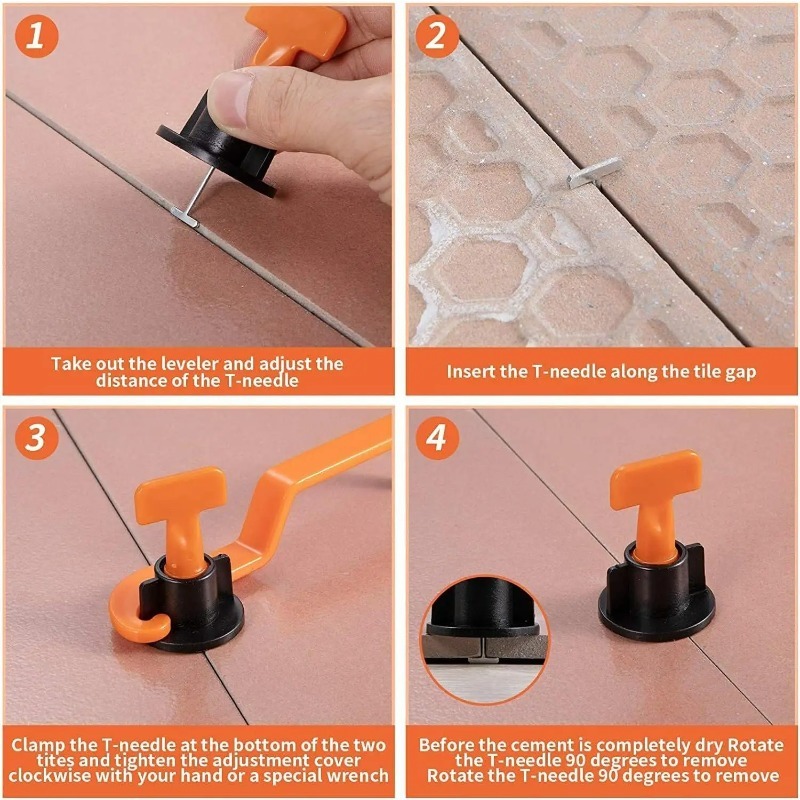 51 Stück Bodenfliesen-Nivellie – Mosaic Tile Supply Bewertung und Preis