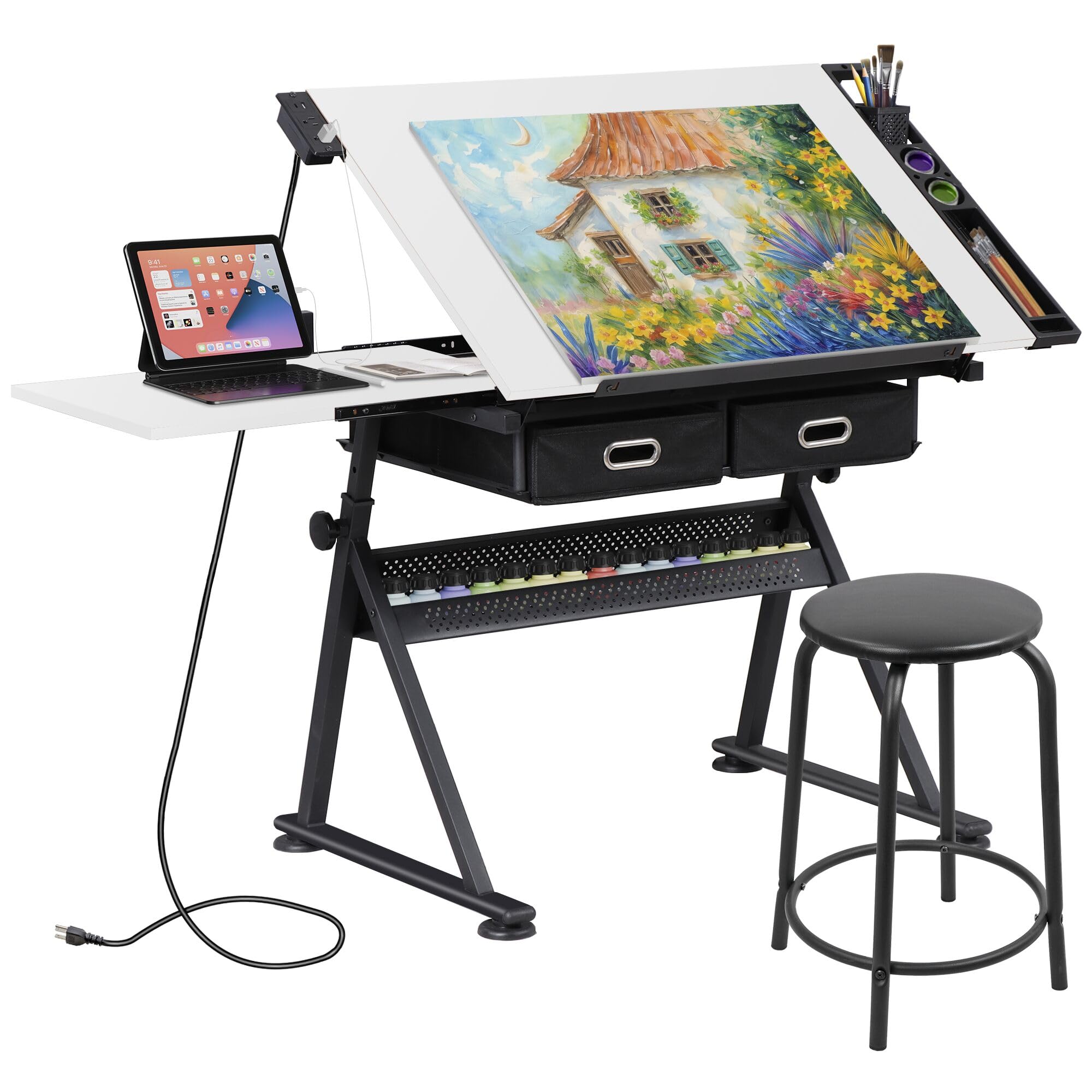 Verstellbarer Zeichentisch mit – Art Crafts Bewertung und Preis