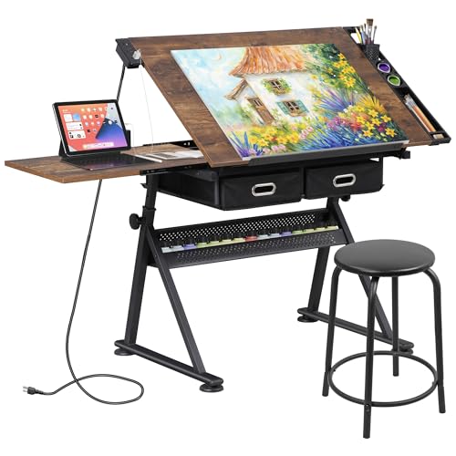 Verstellbarer Zeichentisch mit – Art Crafts Bewertung und Preis