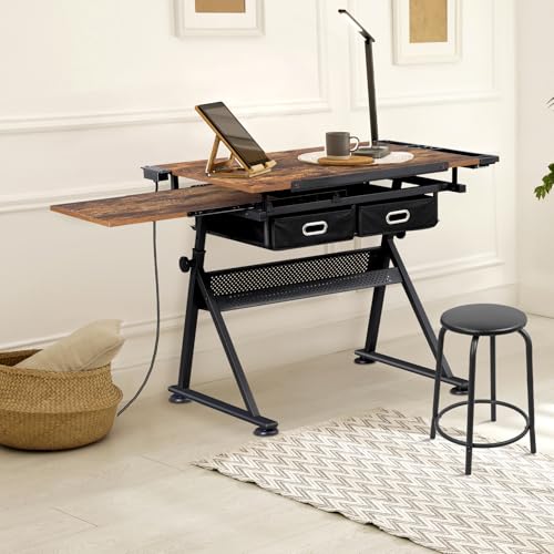 Verstellbarer Zeichentisch mit – Art Crafts Bewertung und Preis