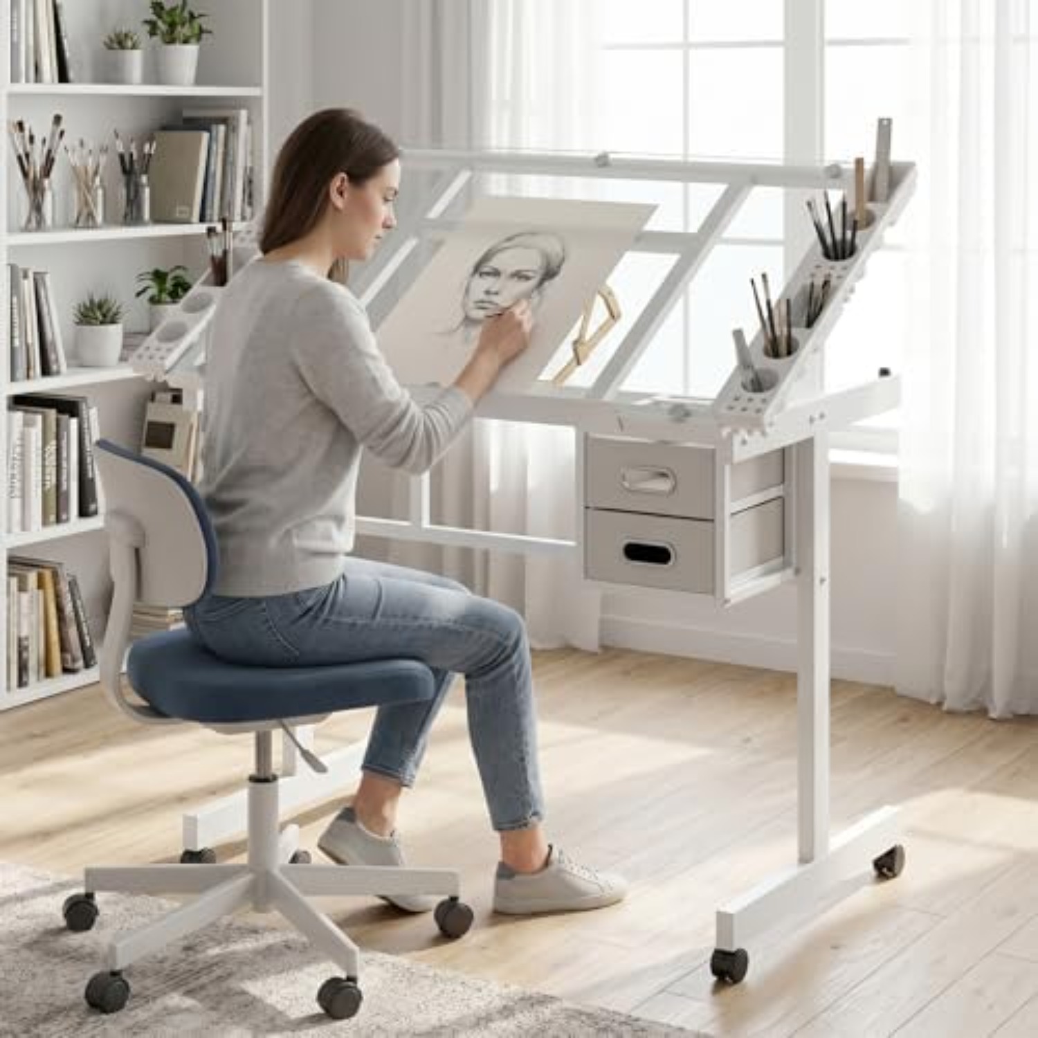 Rollbarer Zeichentisch, Mal- u – Art Crafts Bewertung und Preis