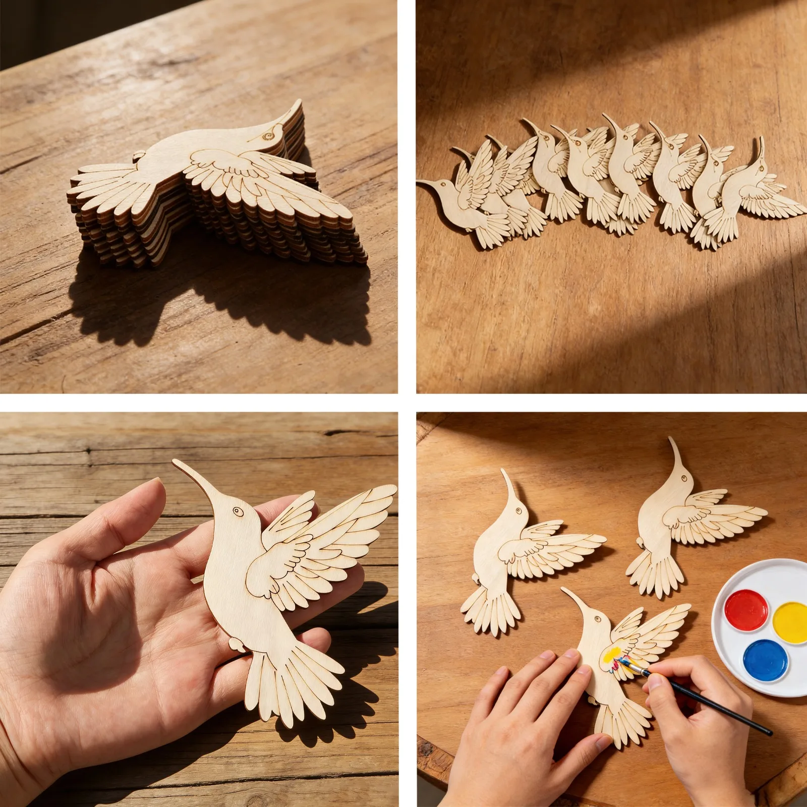10 Stück Unfertige Holz-Tierfi – Art Crafts Bewertung und Preis