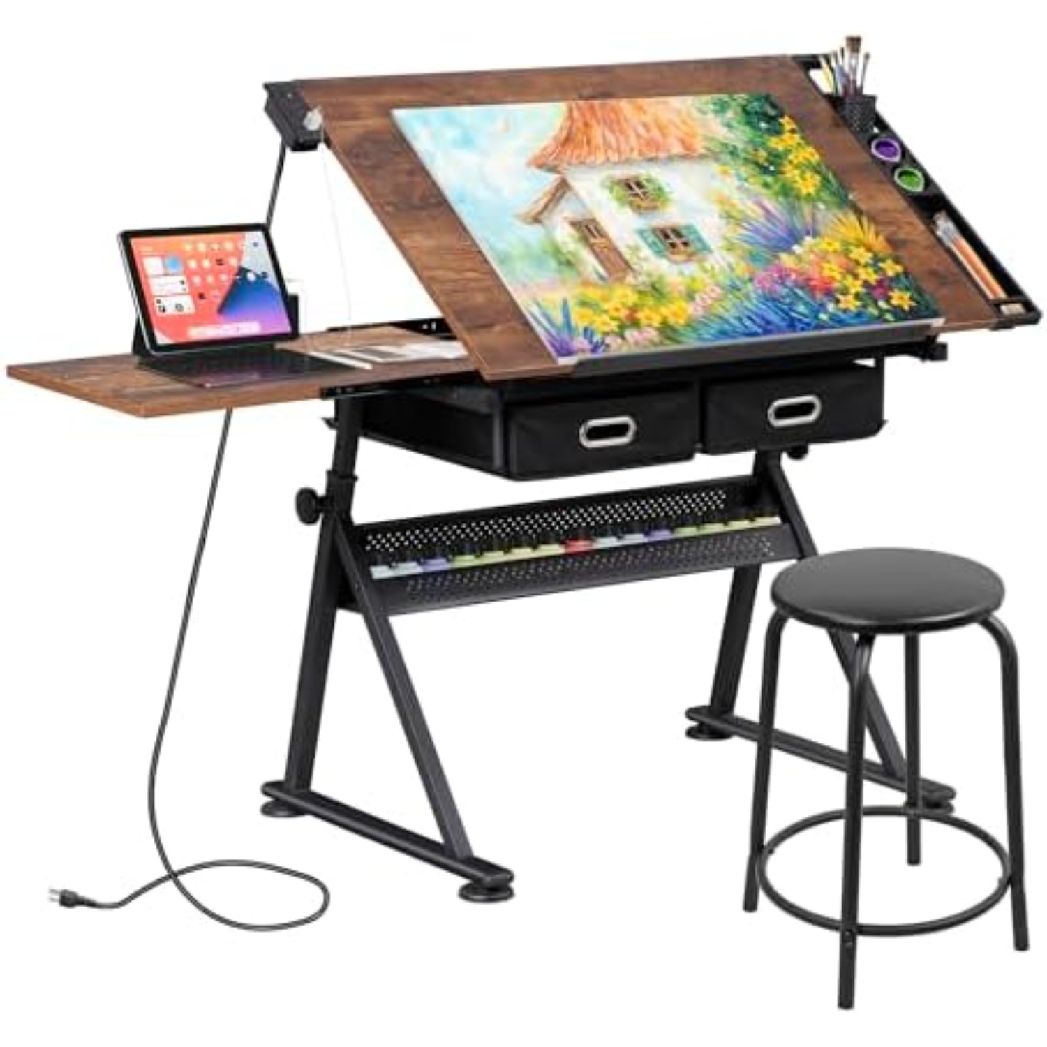 Verstellbarer Zeichentisch mit – Art Crafts Bewertung und Preis