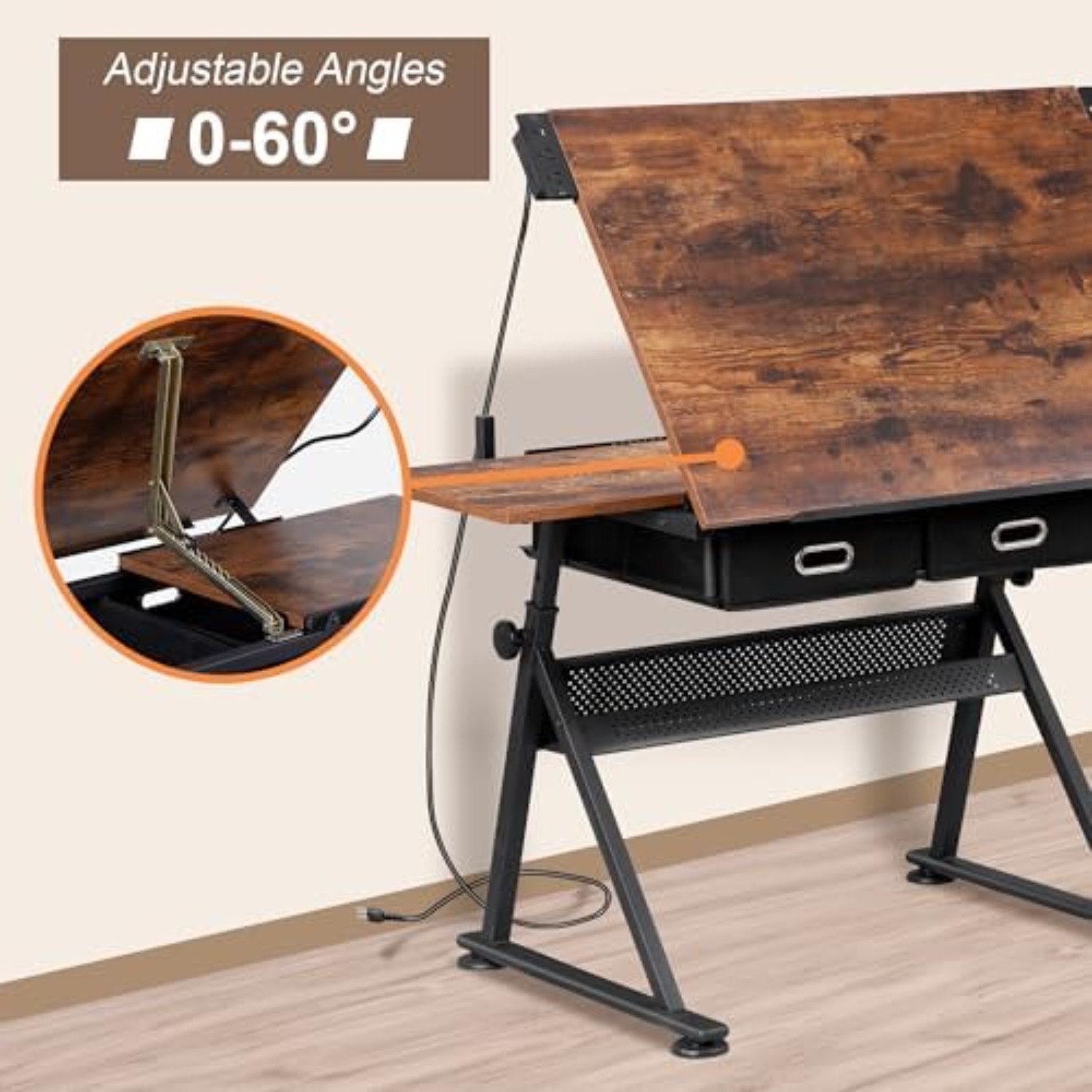 Verstellbarer Zeichentisch mit – Art Crafts Bewertung und Preis
